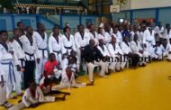 Taekwondo-Estuaire/La ligue en séance d’entraînement collectif
