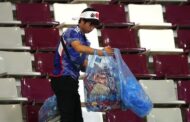 <strong>Couloirs du Mondial/Les supporters japonais ont nettoyé le stade après leur match</strong>