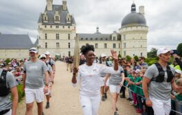 JO-Paris 2024/Grâce Mbaikoua, la basketteuse gabonaise, a porté la flamme olympique