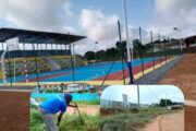 Basketball-Ngounié/En attendant l’inauguration du nouveau plateau, on l’entretient
