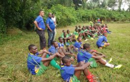 Football-Formation/Les campistes de Jardin de Foot  à Eséka au Cameroun