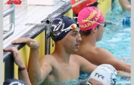 Echos des JO-Natation/En régression, Adam Girard Mpali éliminé à la première série