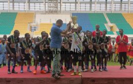 Mini Foot-Port-Gentil/African Stars sur la plus haute marche du podium