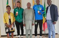 Taekwondo-Mali 2025/Les médaillés et l’arbitre international gabonais reçus par le Consul Général à Bamako