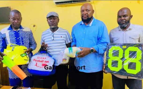 Football-Mekambo/La Zadié, ultime étape de la tournée du Président Luther Bouamboka Behinda