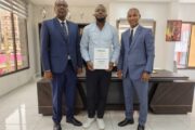 Handball/Louis Djasmy Mavoungou reçu par le Ministre Paul Ulrich Kessany