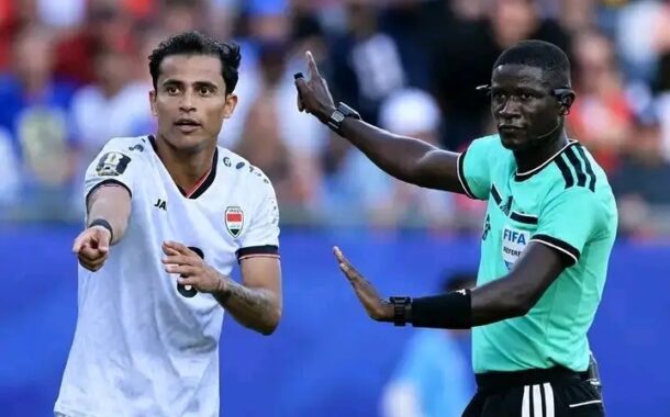 Echos de la CDM 2026/Très bon arbitrage du Gabonais, Pierre Atcho, lors du match Irak-Norvège