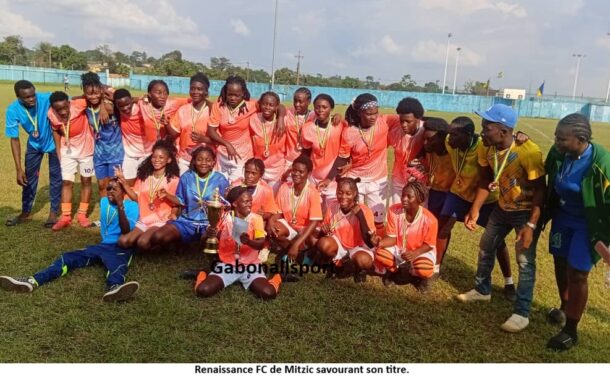 Foot féminin-Woleu Ntem/Renaissance FC de Mitzic championne de la ligue