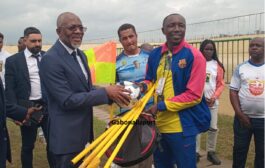 Tournoi Alaba Fall/Le parrain offre du matériel sportif aux équipes