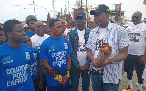 CNOG/Lancement de la marche de la Flamme Olympique à  Libreville