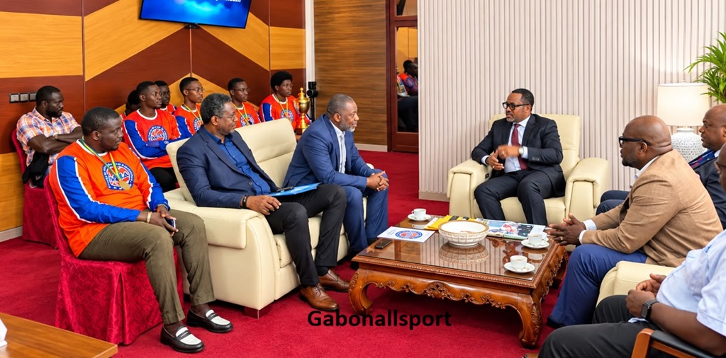 Basketball-Estuaire/NABA BB reçu par le maire du 6e arrondissement de Libreville