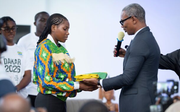 JOJ Dakar 2026/Les athlètes gabonais reçoivent le drapeau national