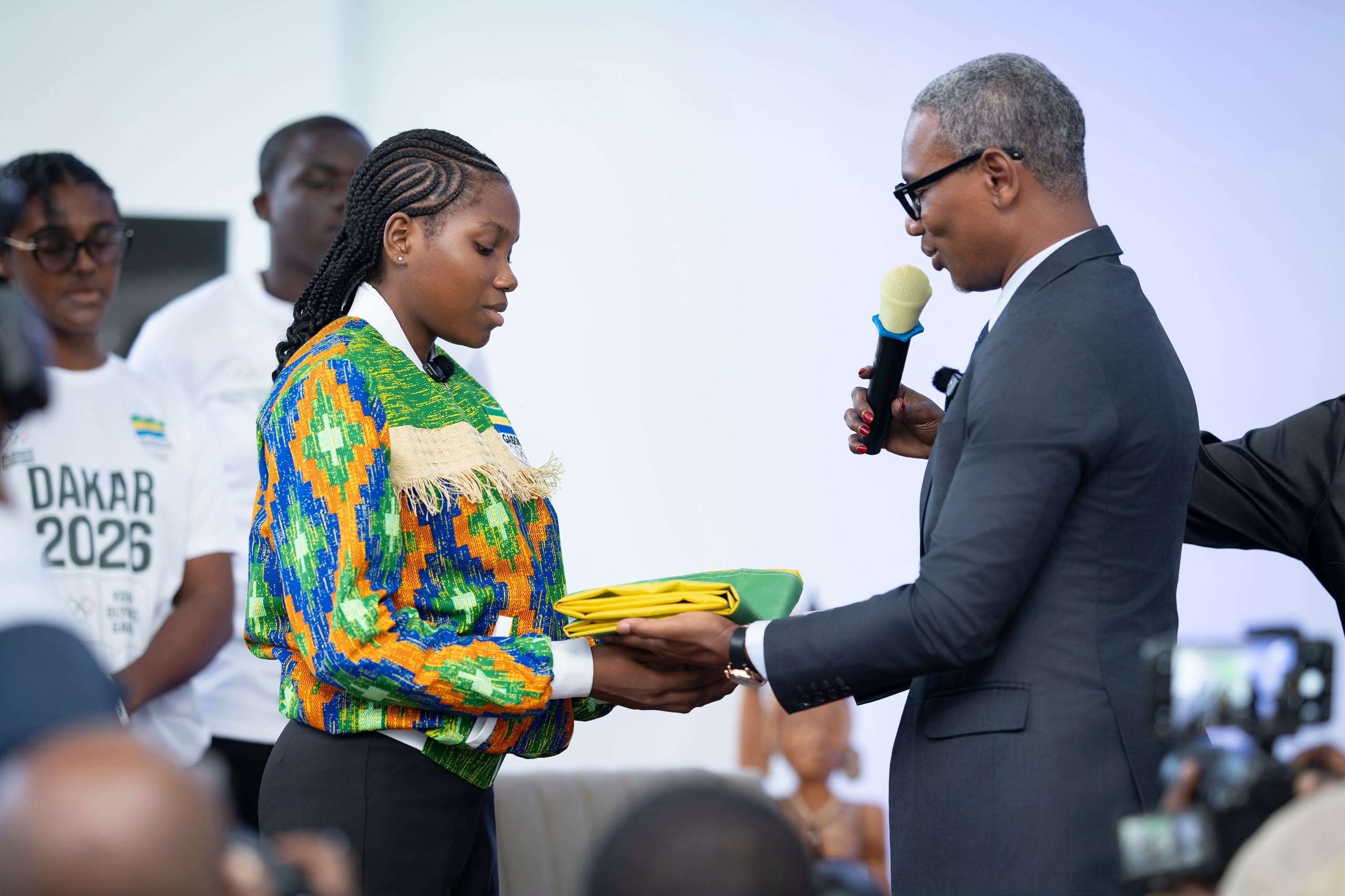 JOJ Dakar 2026/Les athlètes gabonais reçoivent le drapeau national